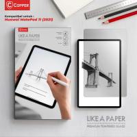 COPPER for Huawei MatePad 11 / 115 / 115s / Air / SE / PaperMatte / Kids/ 2021 / 2023 / 2024 / 2025 – Premium Tempered Glass feels like a paper Screen Protertor – Antigores Kaca Tab / iPad / Tablet
