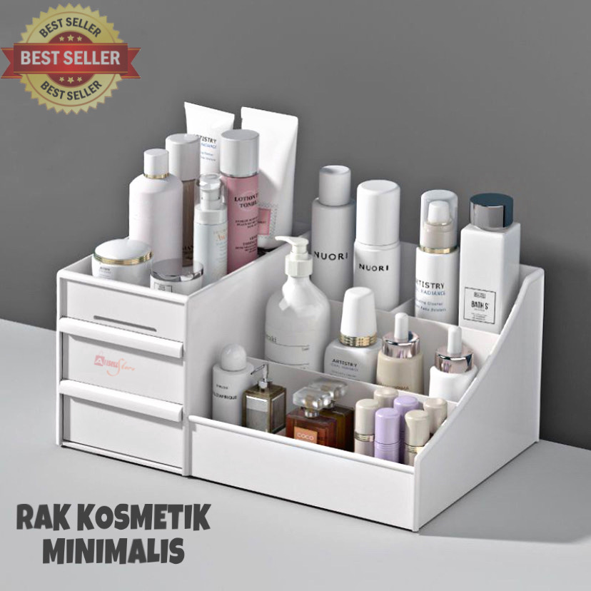 ( BISA COD ) PROMO Rak Hias Kosmetik Mini / Rak Kosmetik / Makeup Storage / Kotak Penyimpanan Ski...