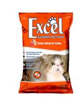 Excel Cat Food Makanan Kucing Murah Bentuk Donat Ikan Rasa Tuna
