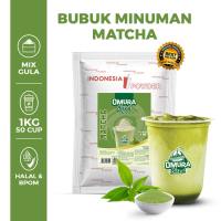 OMURA POWDER Bubuk Minuman Mix Gula Rasa Matcha Jepang Instant Powder Drink Omura Blend 1 Kg