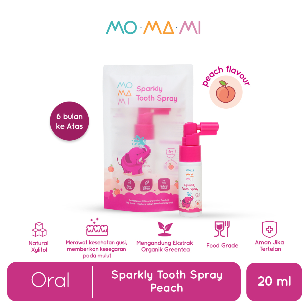 Momami Toothspray Peach 20ml