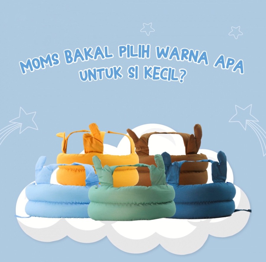 Baby - Toddler Safety Hat / Helmet - Topi Pengaman Bayi & Anak SHC1
