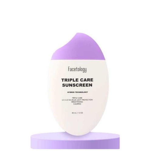 【COD】Facetology Triple Care Sunscreen SPF40 PA+++ 40ML Sunscreen sunblock