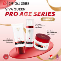 [PAKET LENGKAP GLOW & REJUVENATE] Serian Viva Queen Pro-Age - Terdiri dari Serum Moisturizer dan Night Cream
