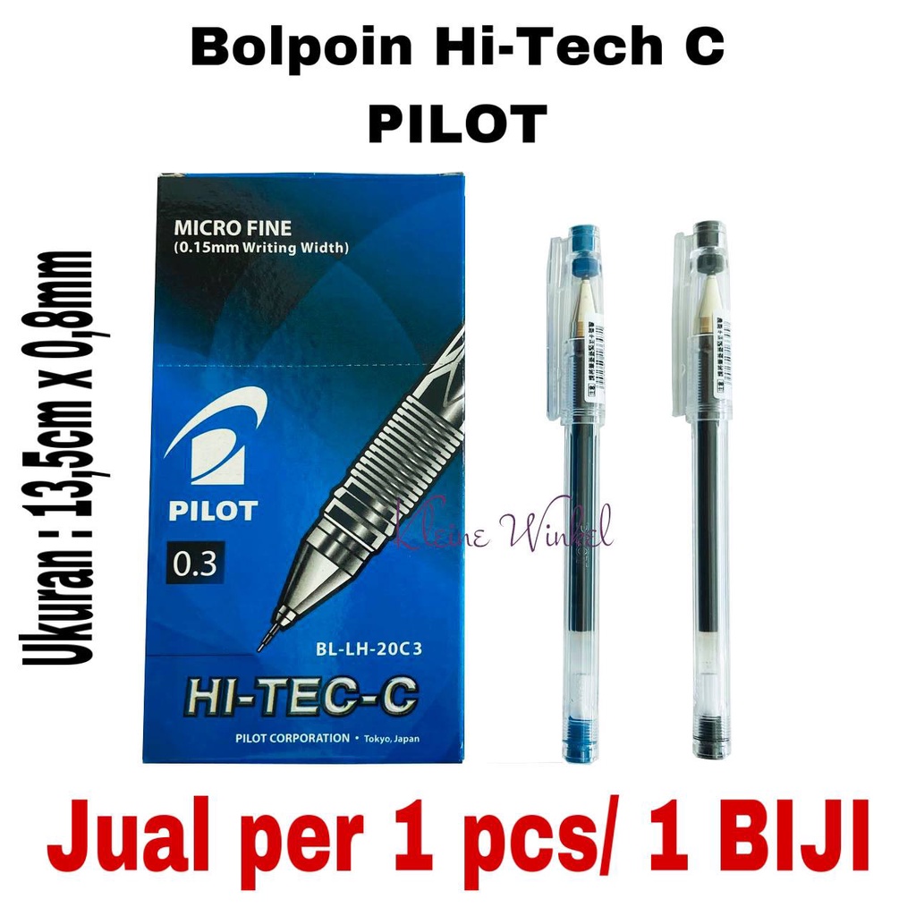 PEN PILOT HITECH 03 HITAM