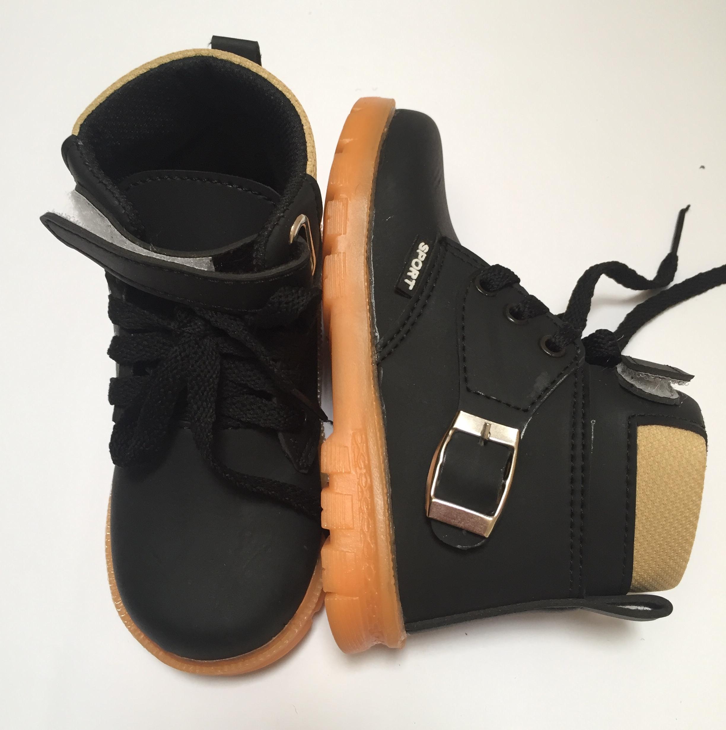sepatu boots anak laki-laki tali perekat lucu sepatu boots anak laki-laki tali perekat lucu