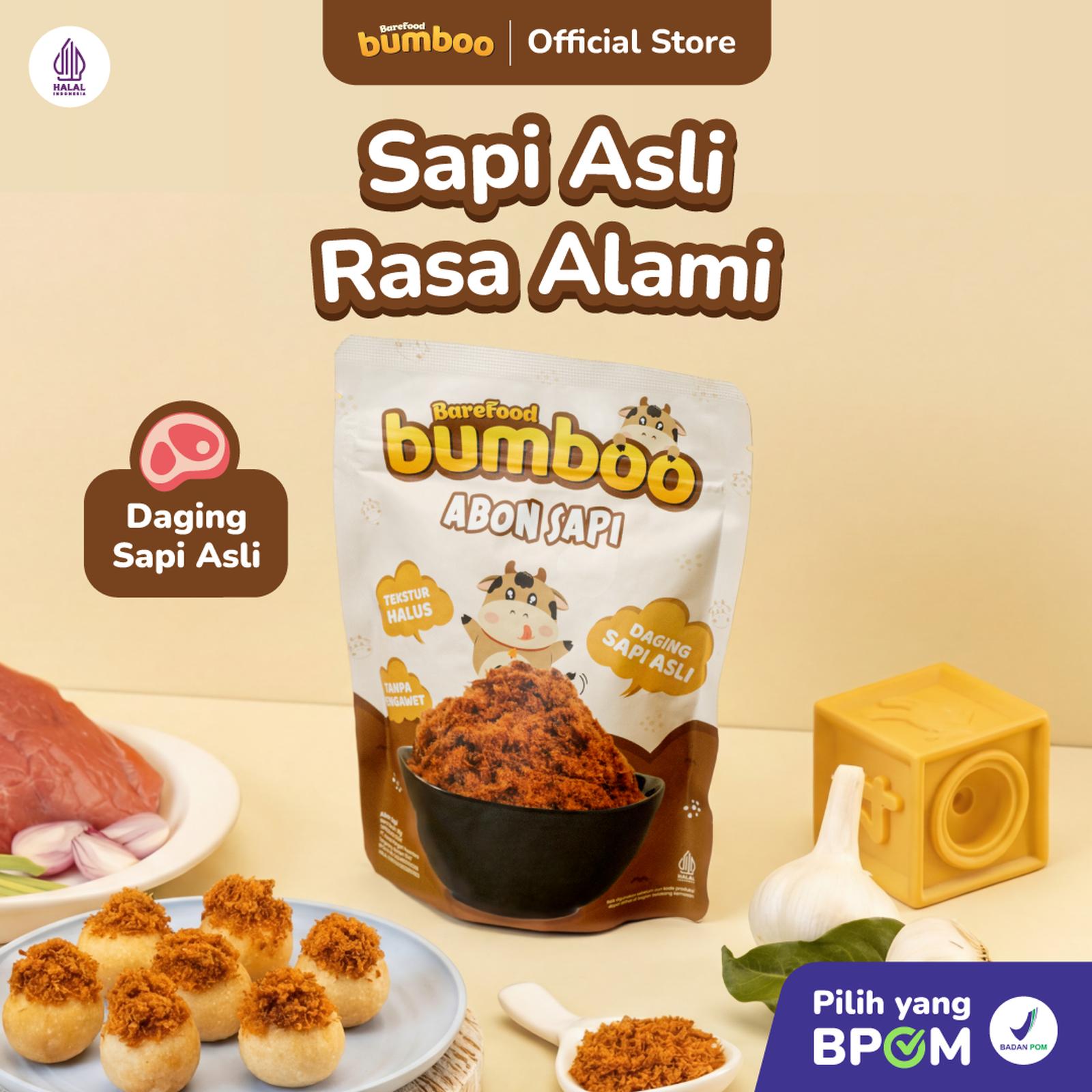 BUMBOO Abon Sapi / Ayam / Tuna – Abon Premium untuk MPASI & Makanan Anak - Lavie Baby House