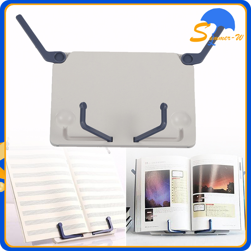 Pegangan Buku Majalah Berdiri Protable Book Stand Reading Holder Rak Tempat Buku