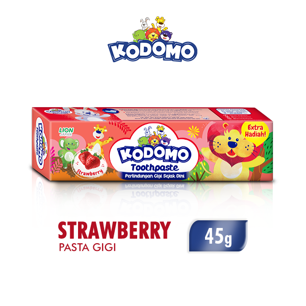 KODOMO Pasta Gigi Strawberry Tube 45GR