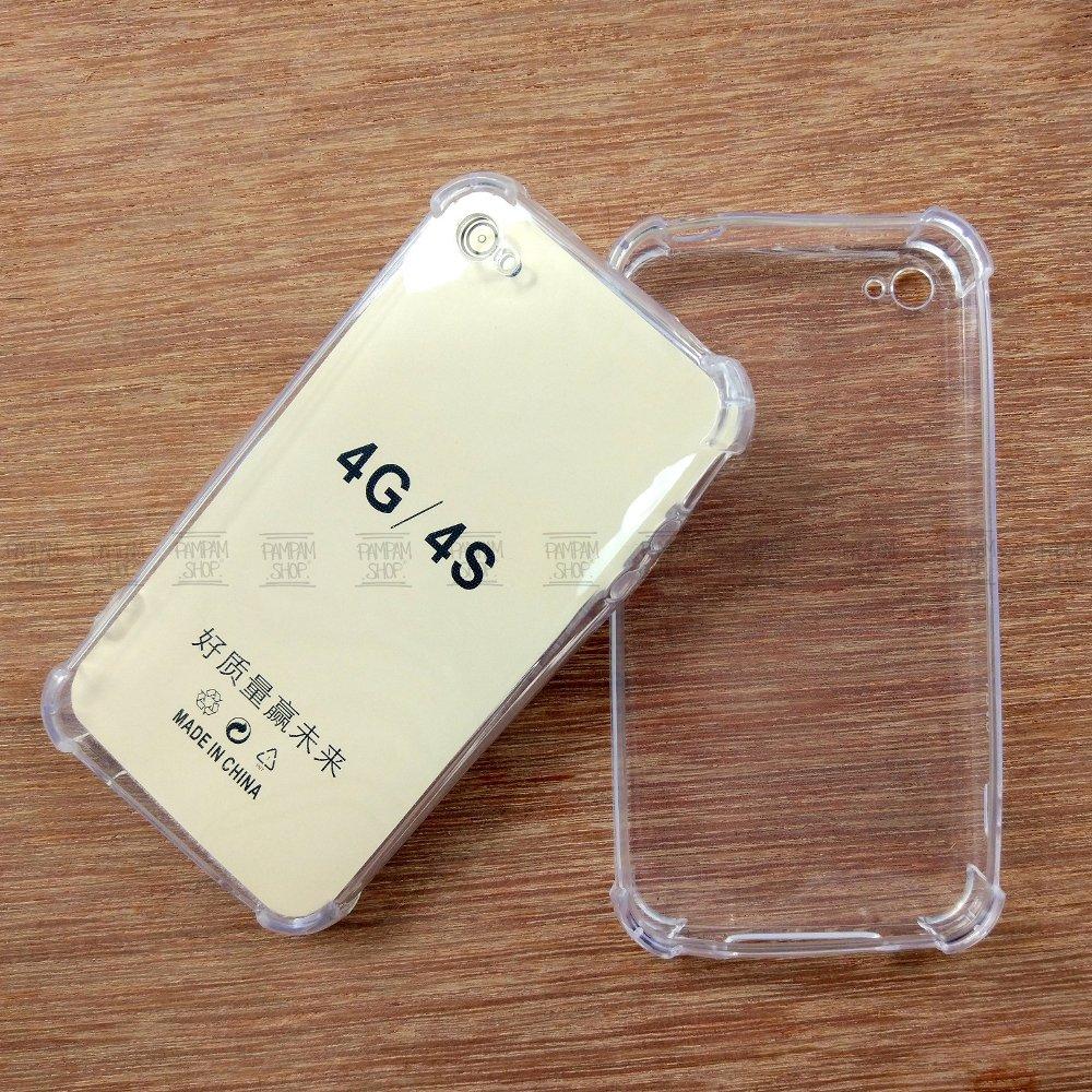 Case TPU Anti Crack Apple Iphone 4 4G 4S Fuze Ultrathin Anti Pecah Benturan Anticrack Ultra ...
