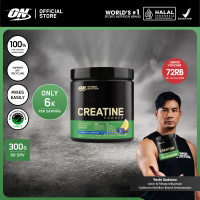 Optimum Nutrition Creatine Powder - Blueberry Lemonade - Recovery and Muscle Growth 300gr - Suplemen / Gym / Creatine monohydrate