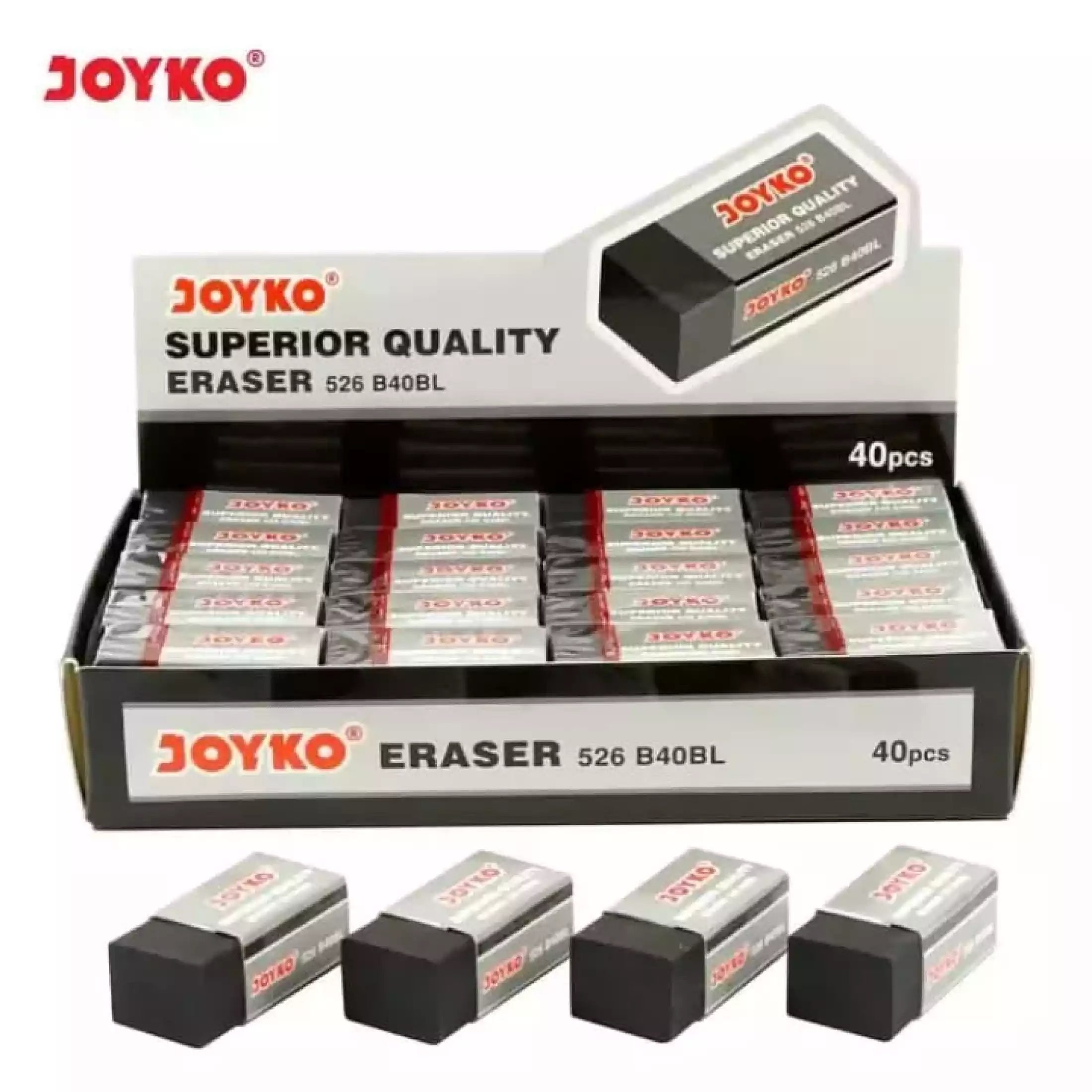 Penghapus / Stip Joyko Hitam Kecil (40PCS)