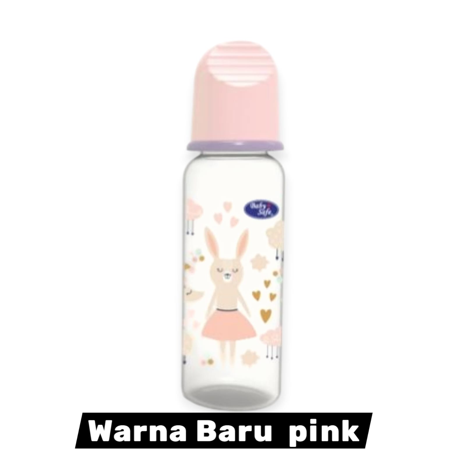Baby Safe JS004 - Botol Susu Bayi 250ml - New colour and motif BPA Free