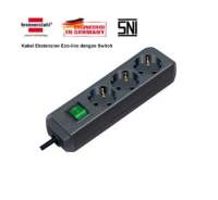 Stop Kontak Brennenstuhl 3 Socket With Switch - Eco Line (Black)