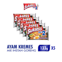 [Paket isi 5] SUKSES Mie Instan Goreng Ayam Kremes Bag 133gr