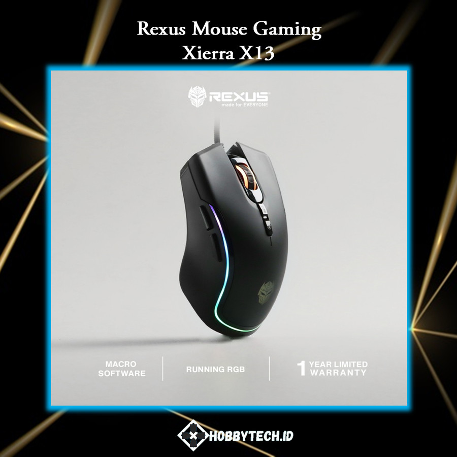Rexus Mouse Gaming - Xierra X13