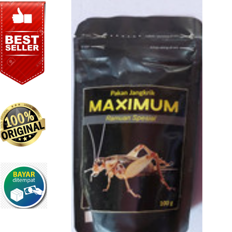 Pakan jangkrik maximum ramuan special 100gram pakan jangkrik maximum ramuan special 100gram