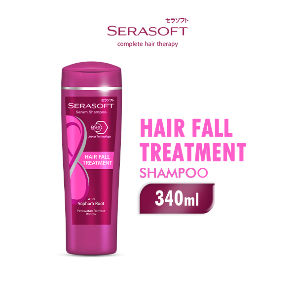 Serasoft Shampoo Hair Fall Treatment Botol 340ml