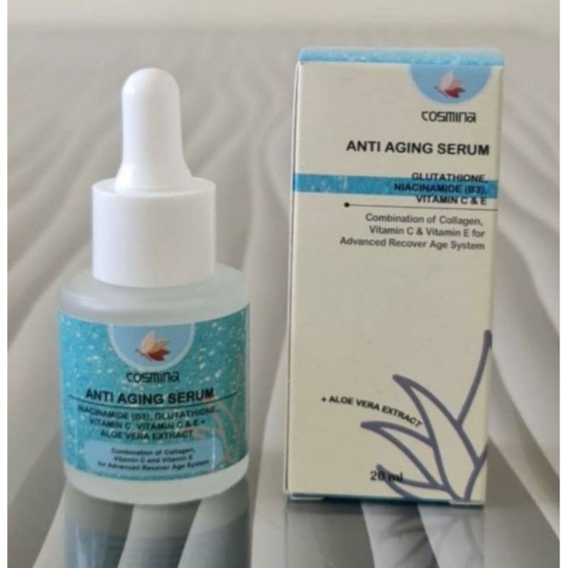 Cosmina Serum  20ml - Serum Wajah Cosmina anti acne anti aging brightening - 20ml BPOM / serum wajah / serum / glowing wajah