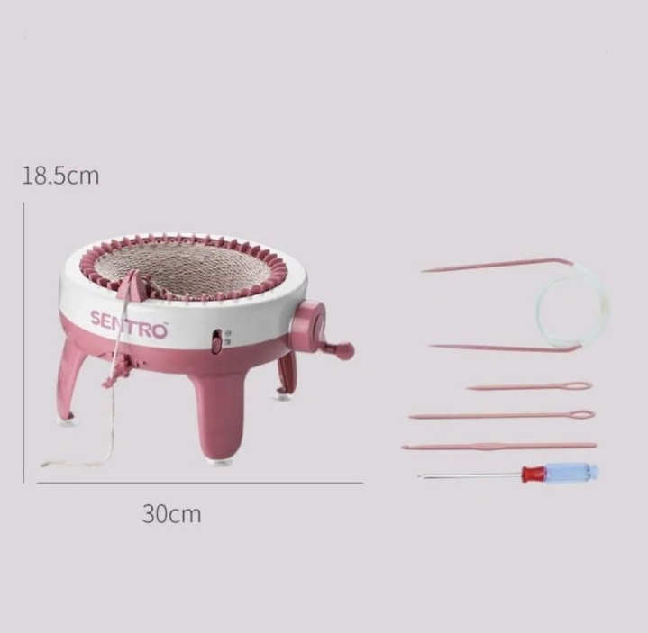 Decent Crochet Childrens Large DIY Knitting Machine 48 40 20 Needles Star Cylindrical Knitting Machine for Knitting Wool