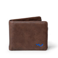 Wallts BROCK Dompet Lipat Pria Faux Leather Kulit Hitam Men Wallet