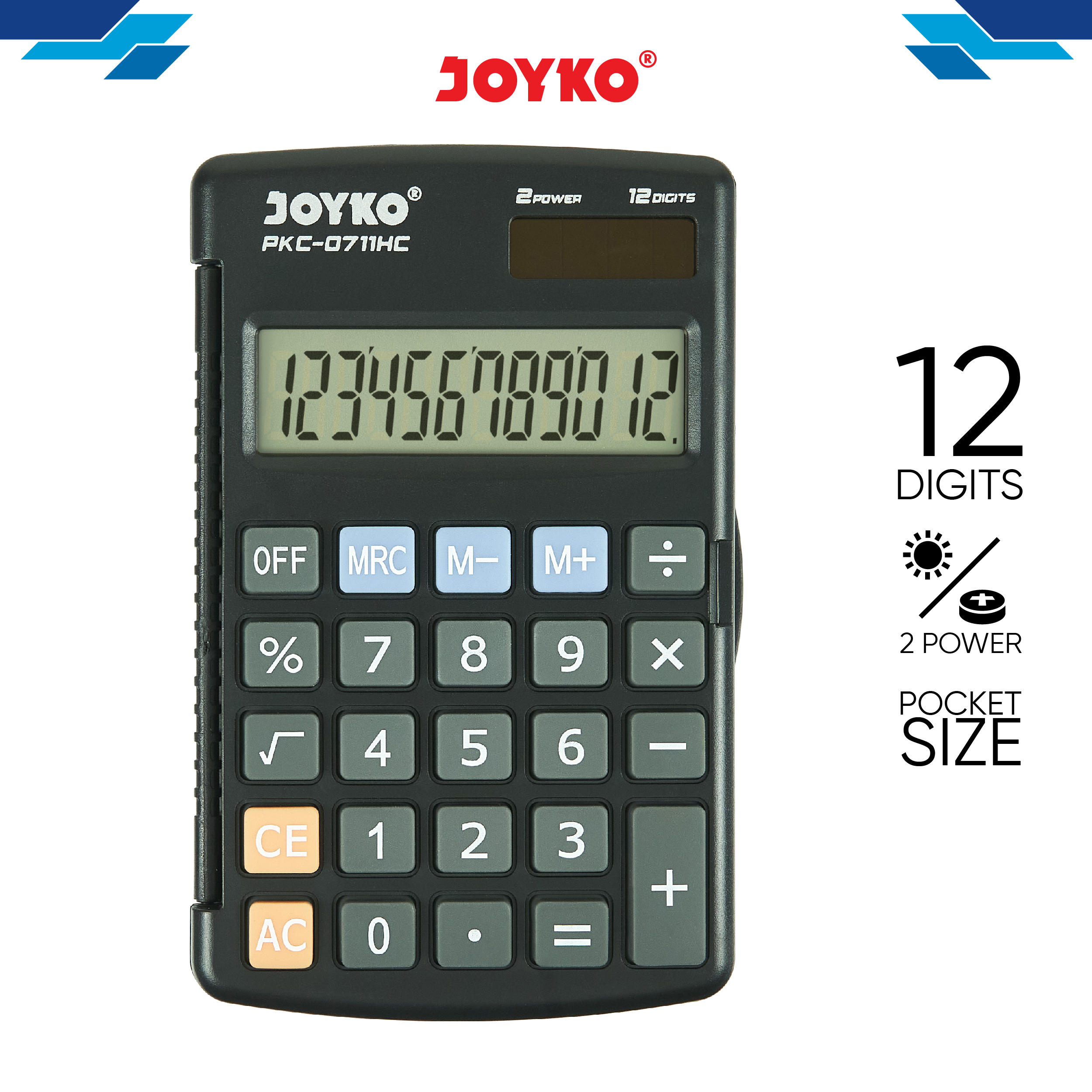 Calculator Kalkulator Joyko PKC-0711HC 12 Digits