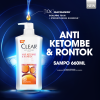 CLEAR Anti Ketombe & Rambut Rontok Sampo Anti Ketombe ScalpPro Technology Niacinamide 660ml – CLEAR Shampoo