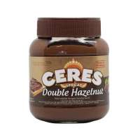 Ceres Selai Double Hazelnut Spread 350 gr Botol Kaca
