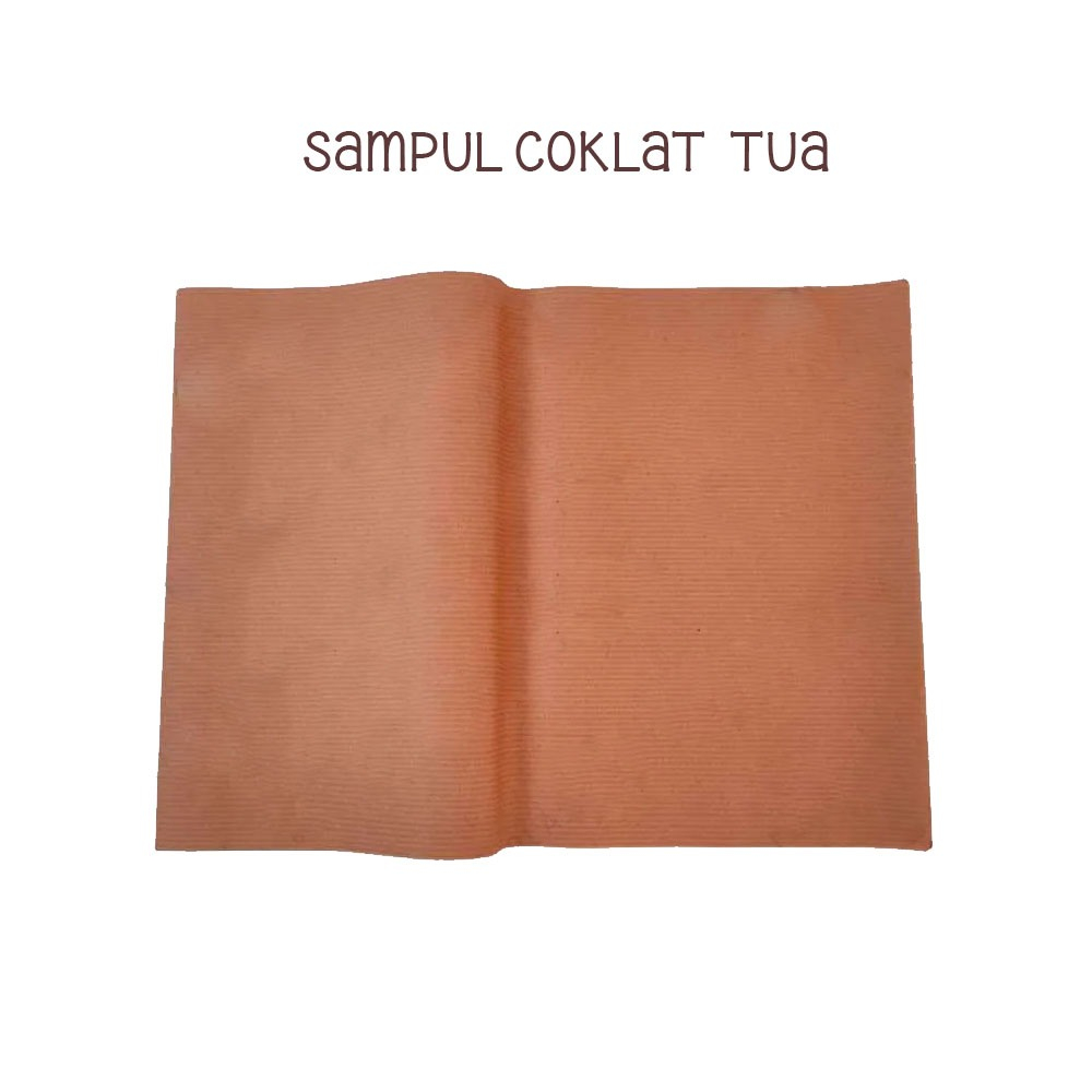 Sampul Buku | Sampul Coklat Polos Sampul Buku Coklat Kwarto / Kuarto Buku Kecil SIDU Sampul Coklat Buku Tulis Campus Boxy