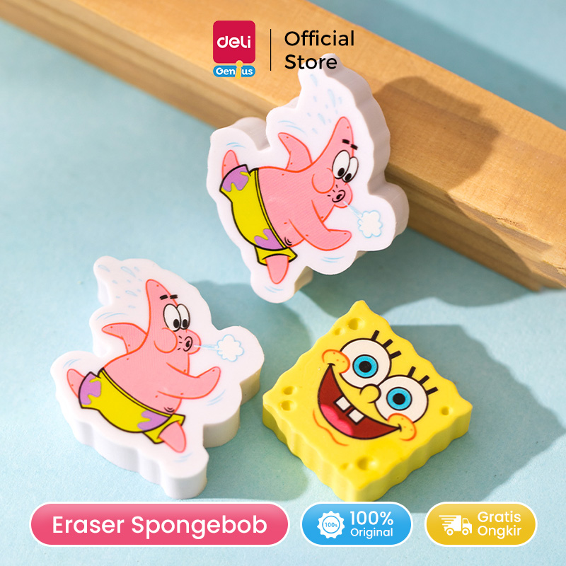 Deli Penghapus / Eraser Kuning Spongebob Special Edition EH322