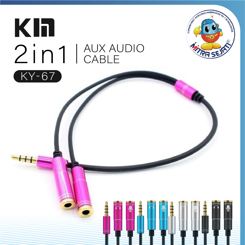 Kabel Audio KM 2in1 KY67 - 1KAKY067KM