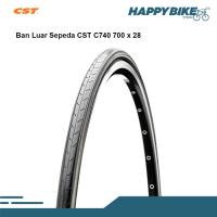 CST Tire Ban Luar Sepeda C740 700 x 28 Road Bike/Hybrid/City Bike/Fixie Nylon