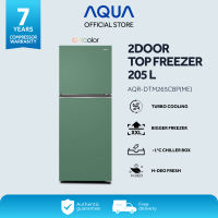 AQUA Elektronik AQR-DTM268CB(ME) Kulkas 2 Door 205L - Turbo cooling - Matcha