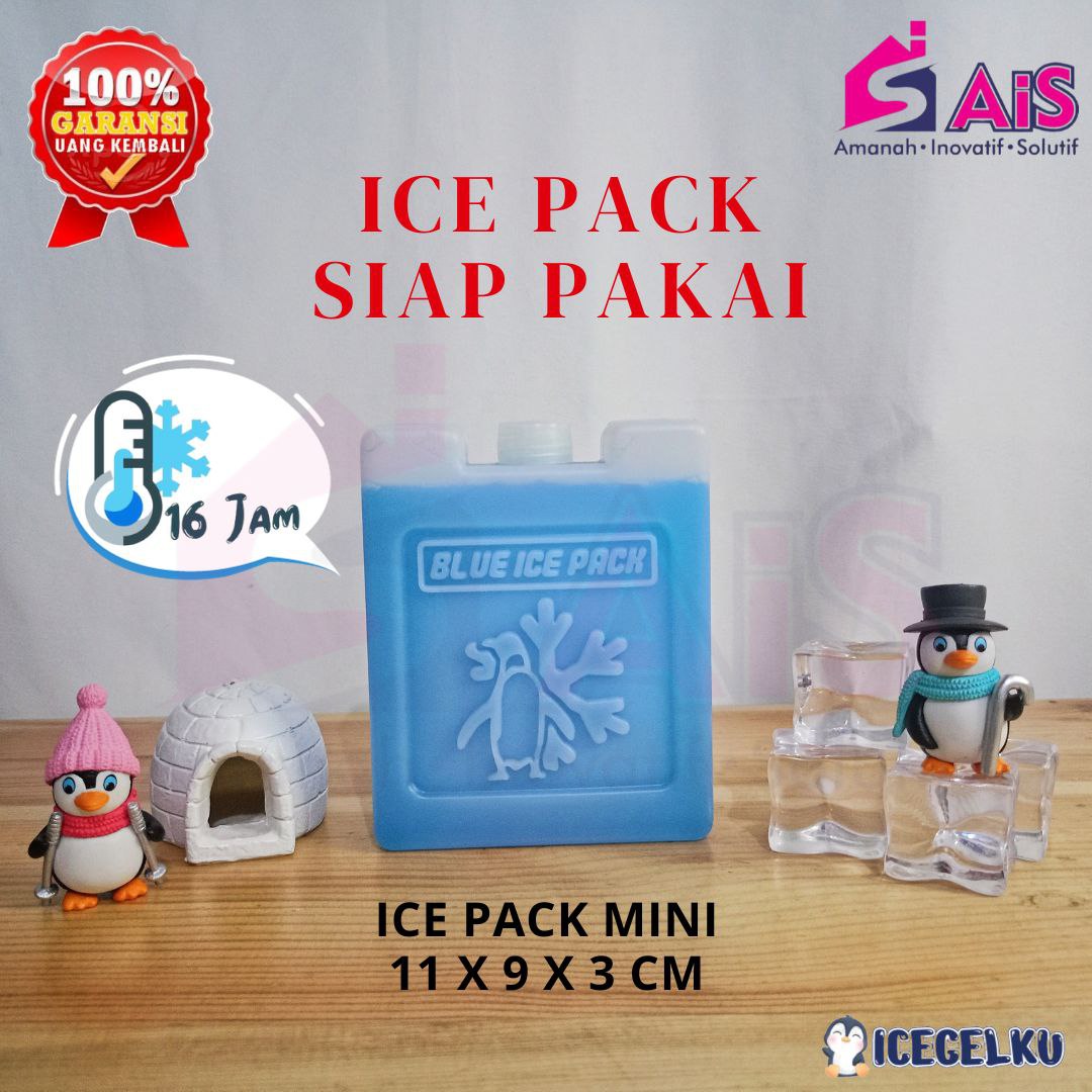 ICEGELKU ICE PACK MINI 11x9cm ICE PACK SIAP PAKAI ICE GEL PACK KOTAK BLUE PACK ICEPACK COOLER BOX ICEGEL COOLER BAG ICE PACK AIR COOLER ICE PACK TAS ASI