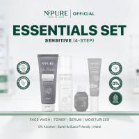 NPURE Paket 4 PCS Cleanser | Toner | Serum  | Moisturizer
