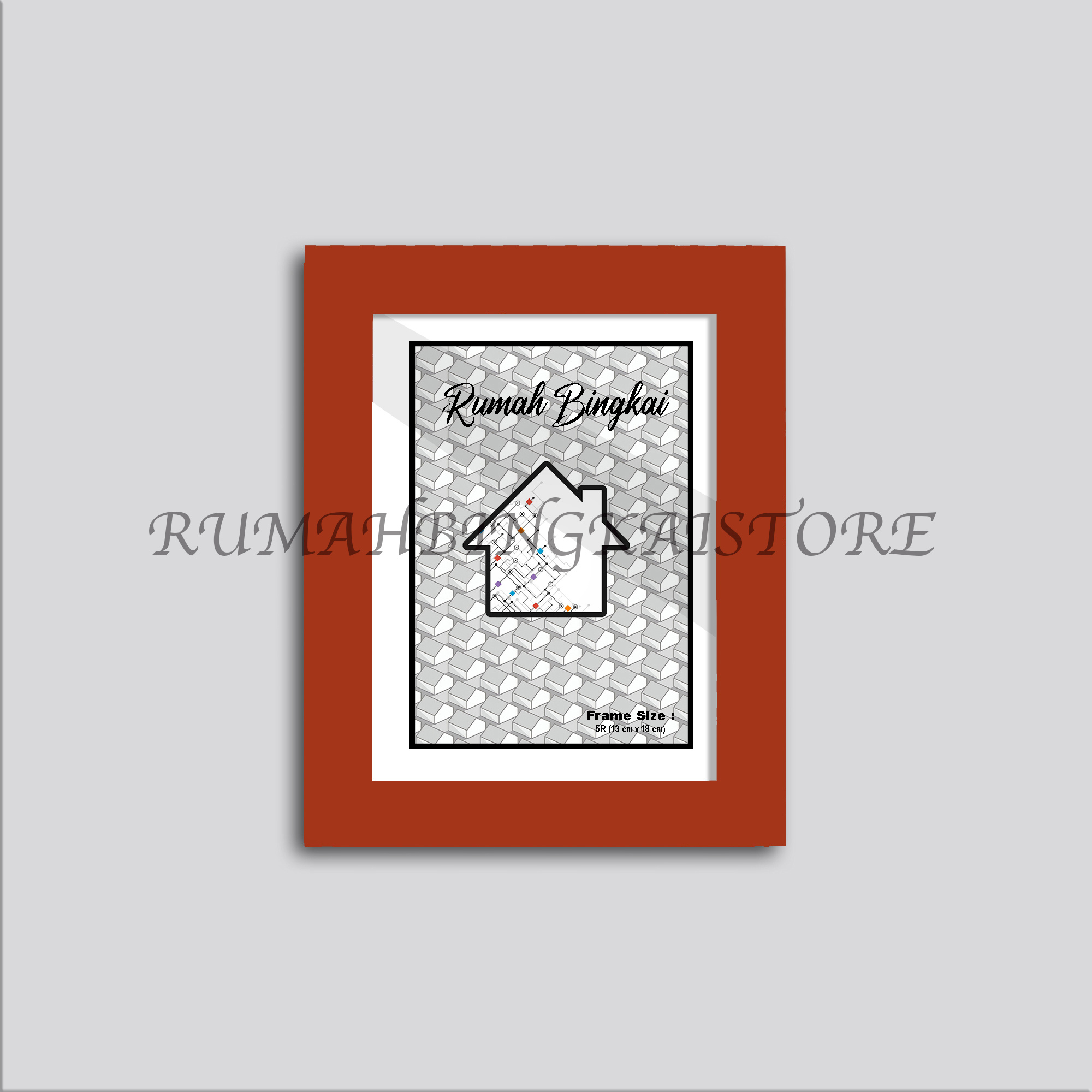 Bingkai Foto Minimalis Ukuran 5R (13cm x 18cm) Hiasan Dinding BISA BAYAR DI TEMPAT