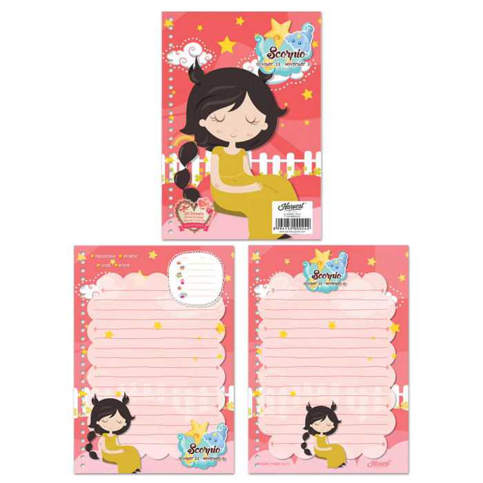Loose Leaf / Kertas Binder Harvest A5 Zodiac