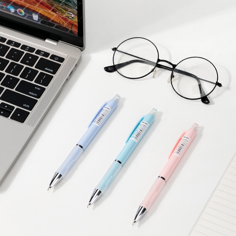 KOREAN DELI PENSIL MEKANIK PROPELLING PENCIL PENSIL MEKANIK CETEK TIP 0.5 MM ALAT TULIS S347