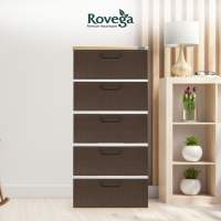 Rovega Kabinet/Laci Lemari Plastik 5 Susun Colby Ratansa CRN-510
