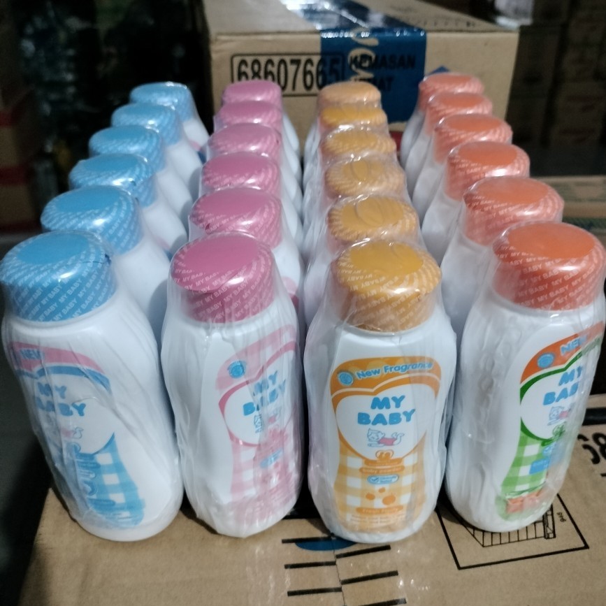Paket Hemat 6pcs Bedak My Baby 50 Gr Promo Murah (Random)