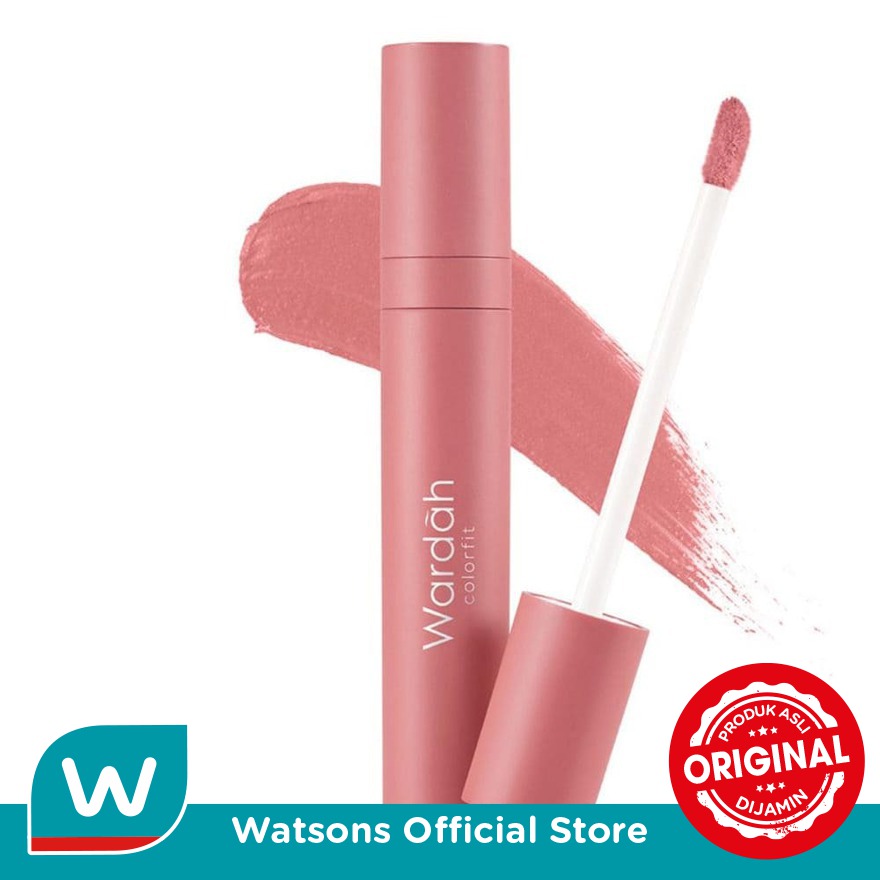 WARDAH Colorfit Velvet Matte Lip Mousse 01 Brown Dreamer 4g