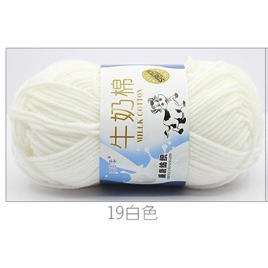 Benang Rajut Katun Quality Impor Big Ply / 5ply Milk Cotton yarn crochet yarn