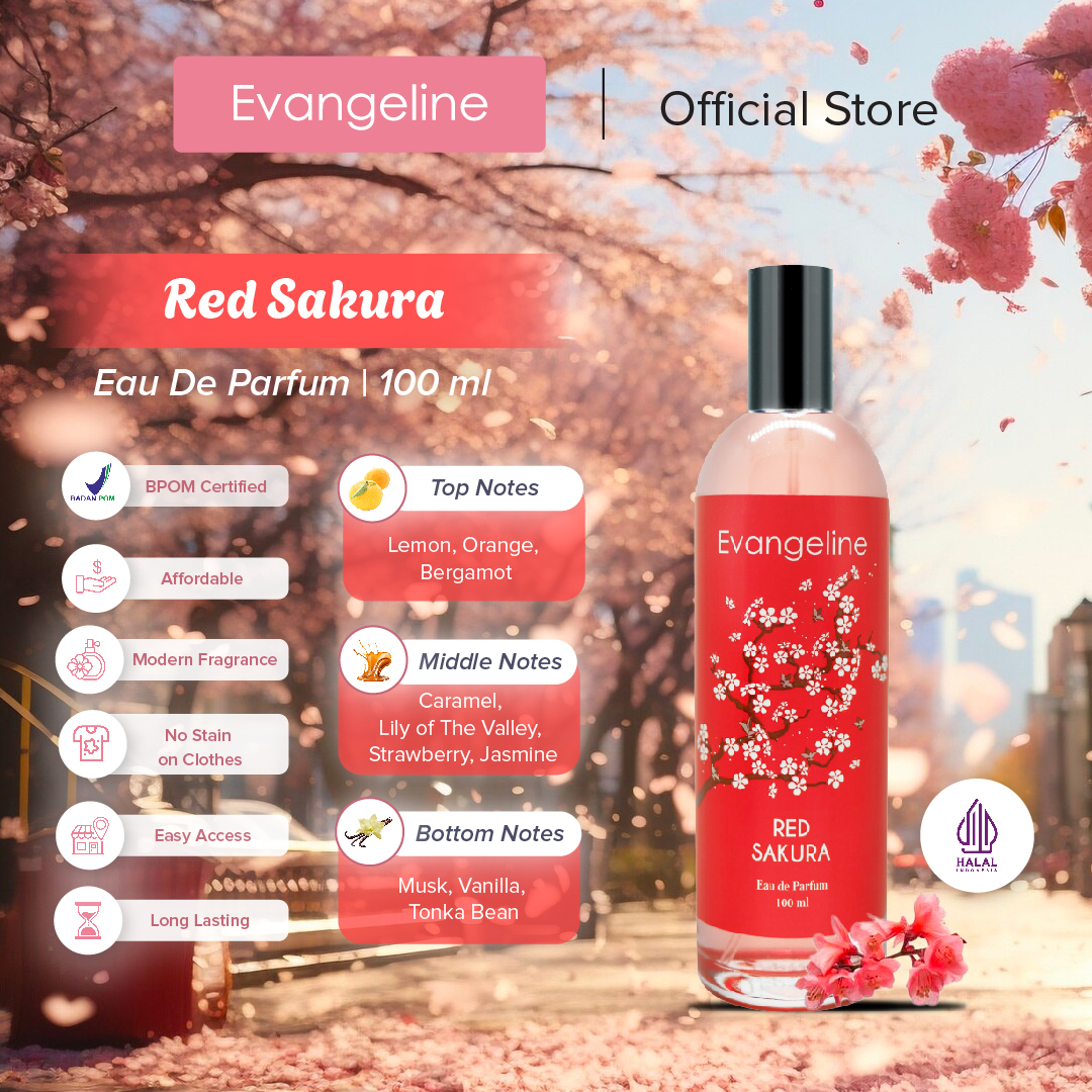 Evangeline - Sakura Red Sakura Eau De Parfum 100ml