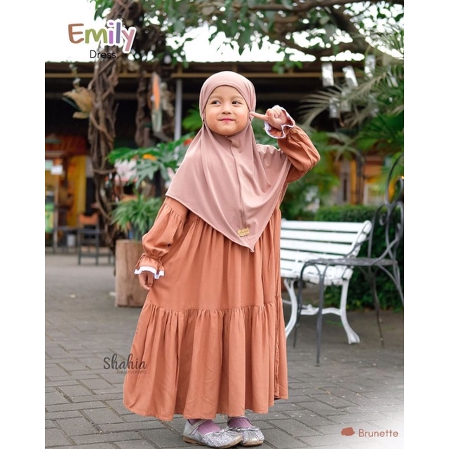 Baju Muslim Modern EMILY KIDS DRESS BL KATUN RAYON 5 - 6 TAHUN Dapat GAMIS ANAK Gamis Anak Perempuan Gamis Anak Terbaru 2021 Modern Gamis Anak Usia 5 Tahun Gamis Syari Anak Anak BEST SELLER