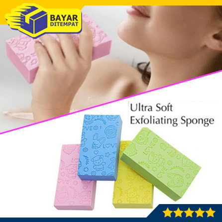 Spon Daki Ajaib Mandi Perontok Pembersih Penghilang Sponge Magic Seluruh Tubub Dewasa Anak Bayi M...