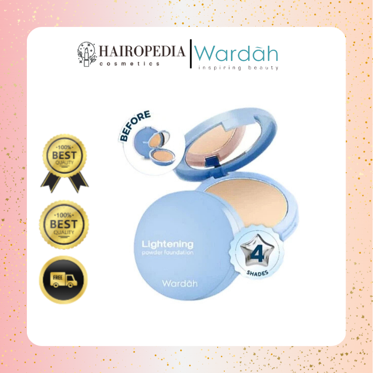 Wardah Lightening Powder Foundation Extra Cover 10 gr - Two
