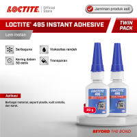 Henkel LOCTITE 495 INSTANT ADHESIVES Lem Instan Serbaguna Twin Pack