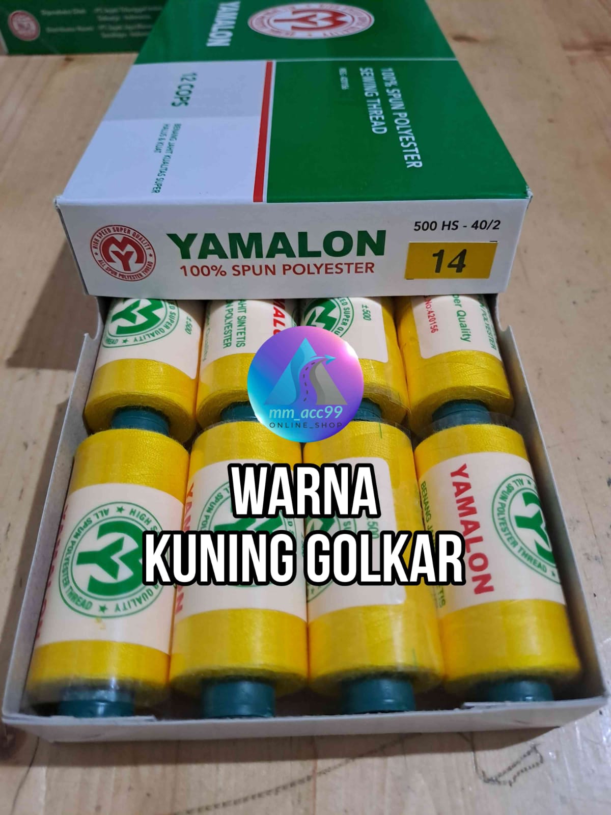 BENANG YAMALON Benang Jahit Yamalon 40/2 500 yard per1pcs