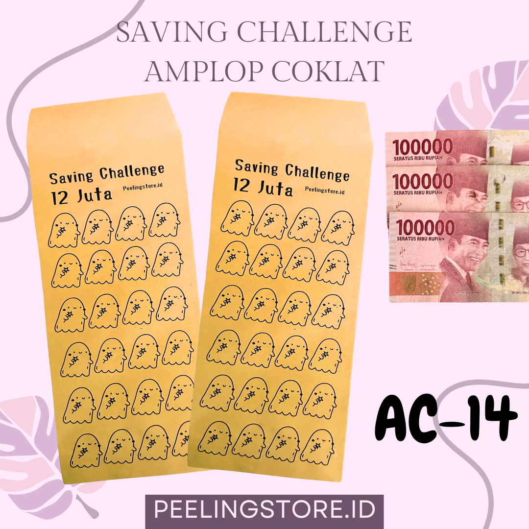 Amplop Coklat Target Menabung/ Envelope Saving Challenge