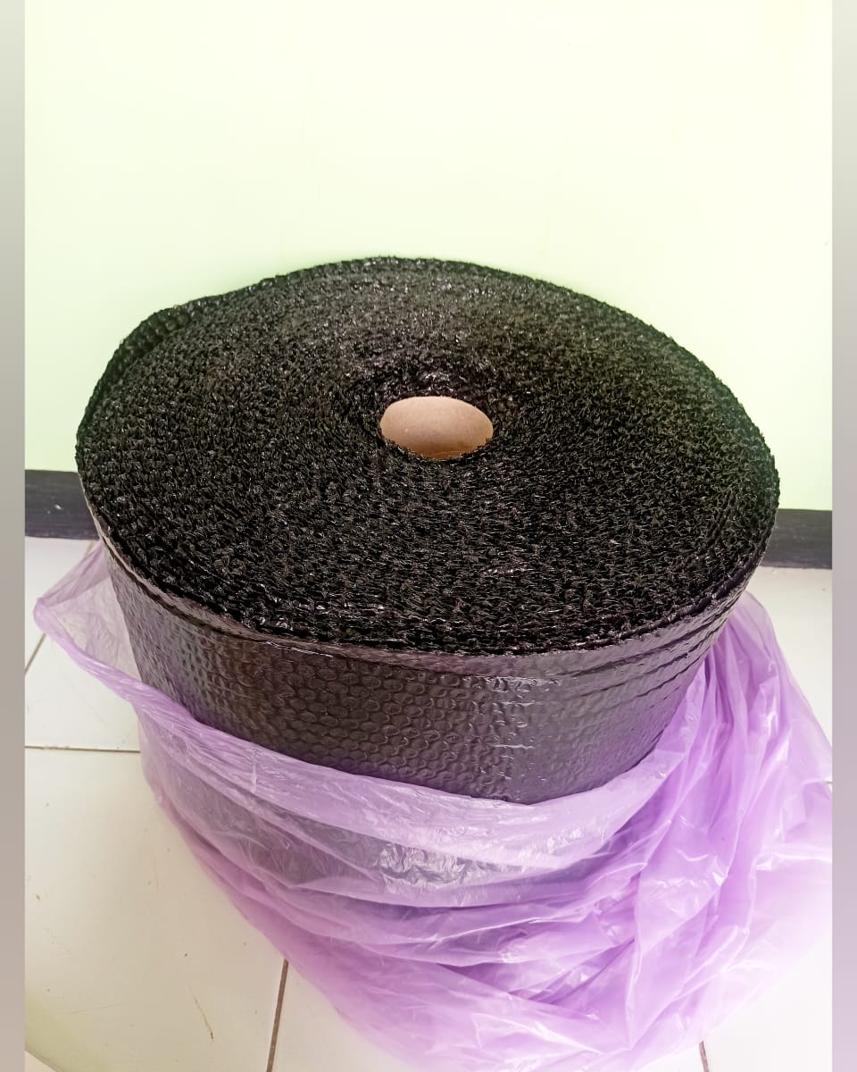 bisa COD Buble wrap roll buble wrap hitam panjang 50 meter X 30 cm murah kualitas terjamin